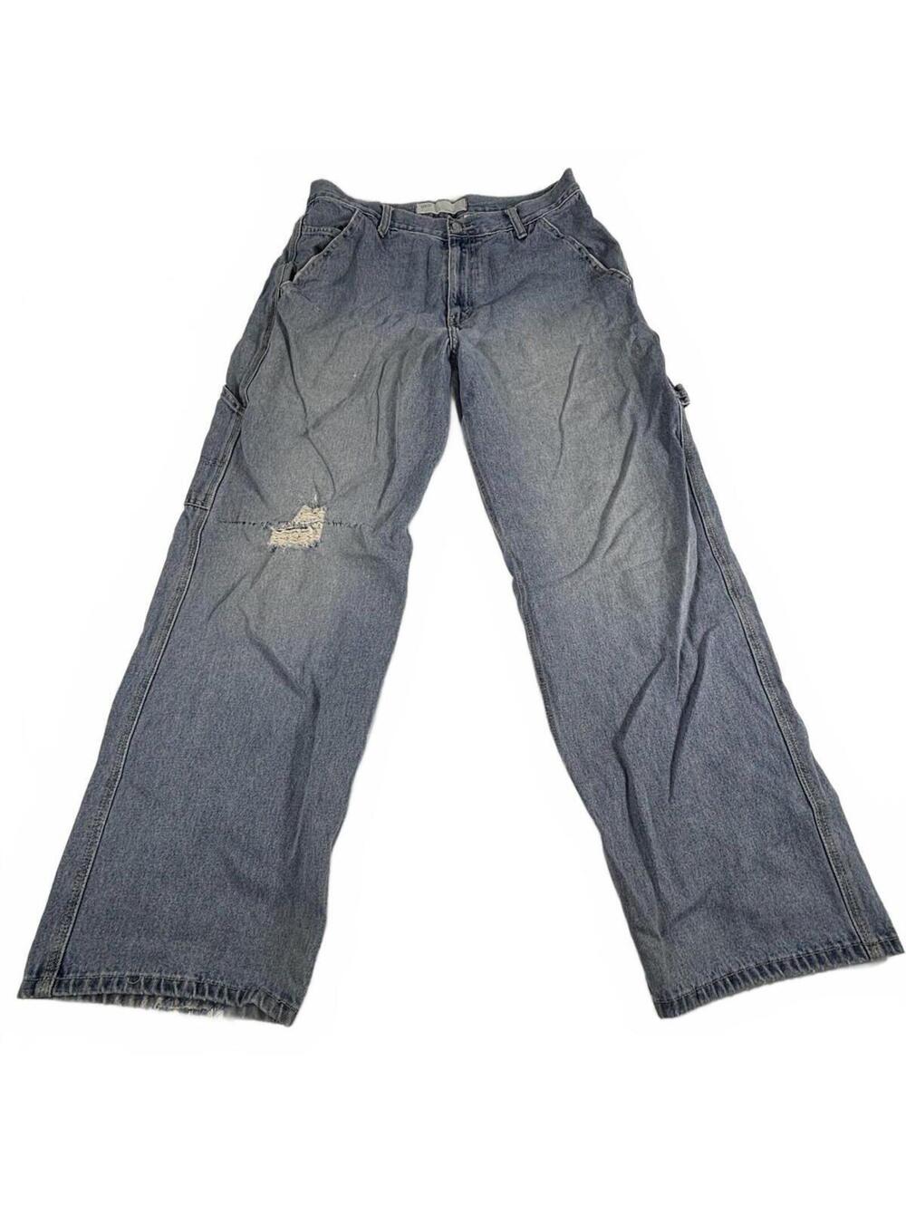 Levi's Men's Carpenter Light Wash Distressed Jeans Size 32W